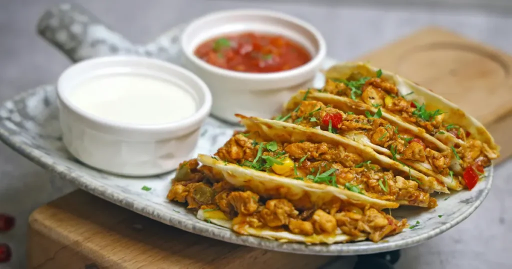 honey chipotle chicken tacos